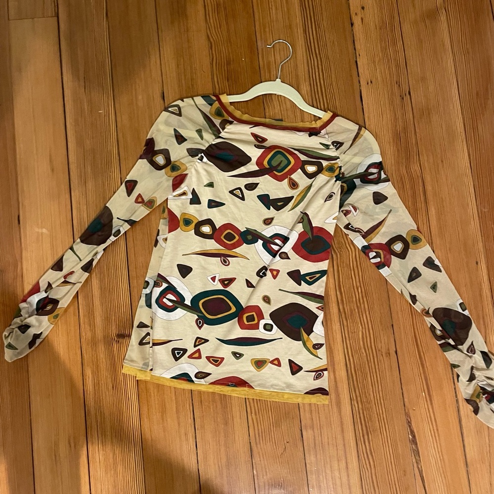ANAC patterned long sleeve shirt! Size medium!